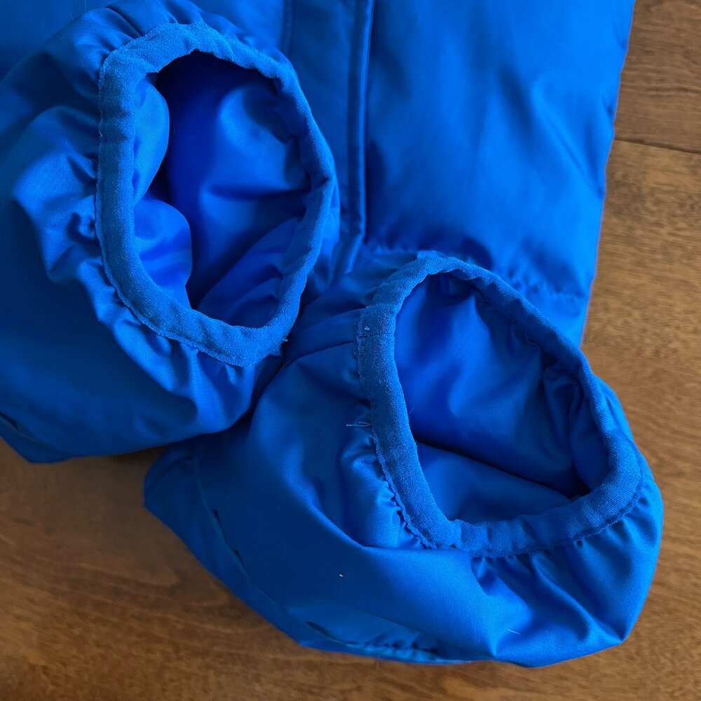 Columbia royal blue down snowsuit 12-18m - Picture 9 of 11
